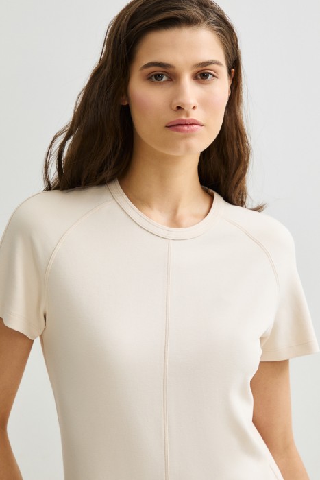 трикотажное платье миди из россии вид сбоку