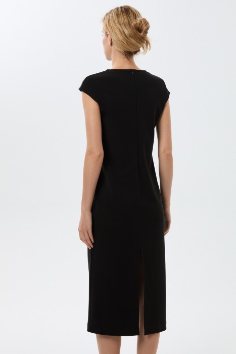 трикотажное платье миди по цене 3080 руб вид справа