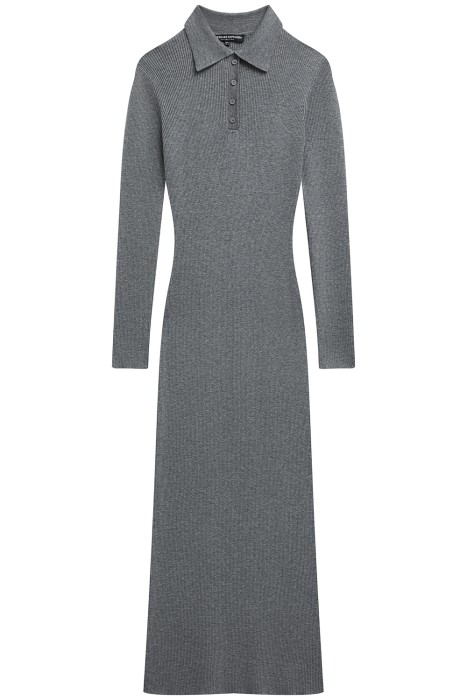 трикотажное платье в рубчик из россии вид сбоку