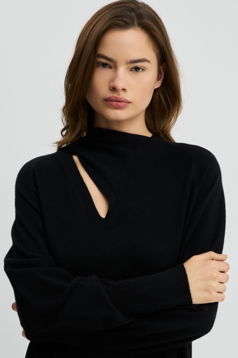 трикотажное платье из россии вид сбоку