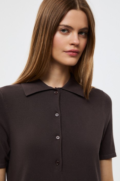 трикотажное платье из россии вид сбоку