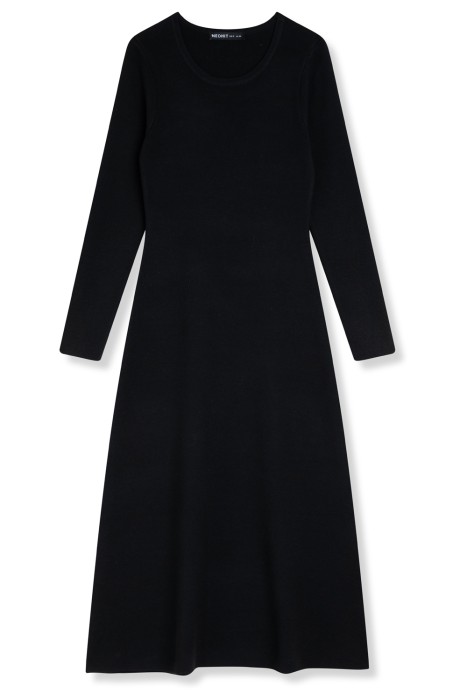 трикотажное платье из россии вид сбоку