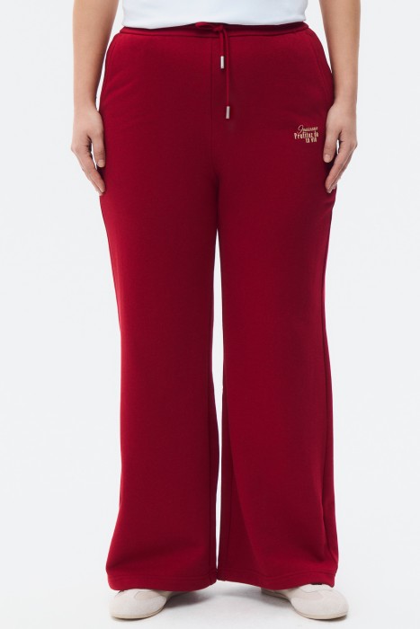 трикотажные брюки от бренда снежная королева вид слева