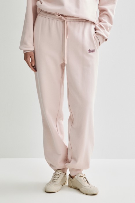 трикотажные брюки от бренда снежная королева вид слева