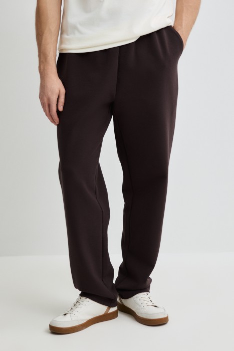 трикотажные брюки от бренда снежная королева вид слева