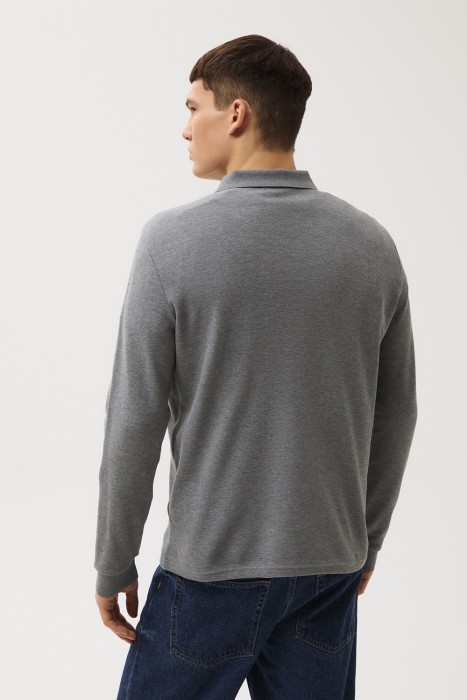 трикотажный джемпер-поло по цене 1710 руб вид справа