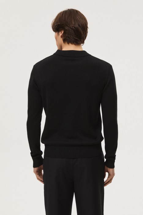 трикотажный джемпер-поло по цене 1870 руб вид справа