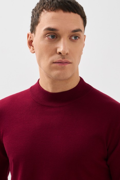 трикотажный джемпер от бренда снежная королева вид слева