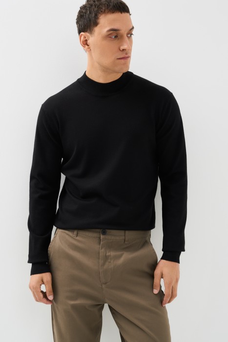 трикотажный джемпер от бренда снежная королева вид слева