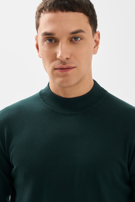 трикотажный джемпер от бренда снежная королева вид слева