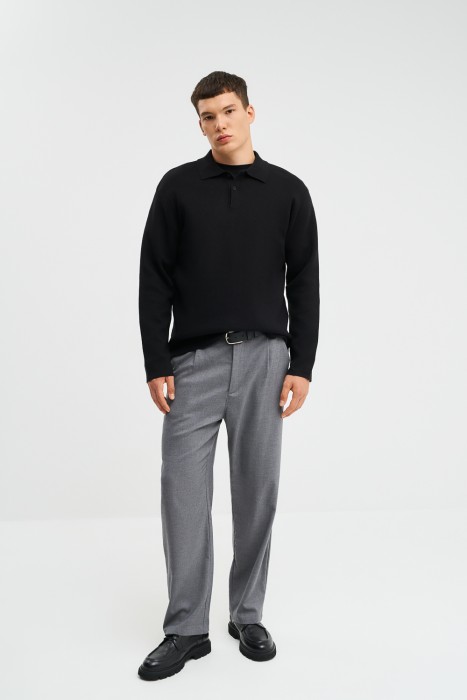 трикотажный джемпер от бренда снежная королева вид слева