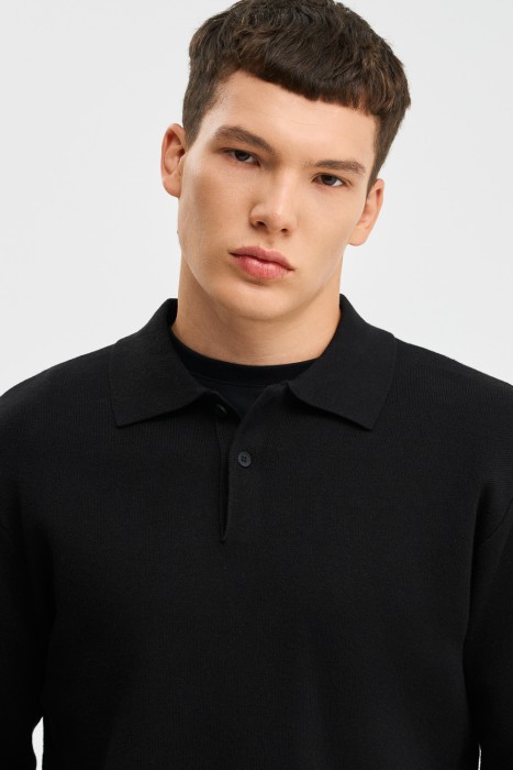 трикотажный джемпер из россии вид сбоку