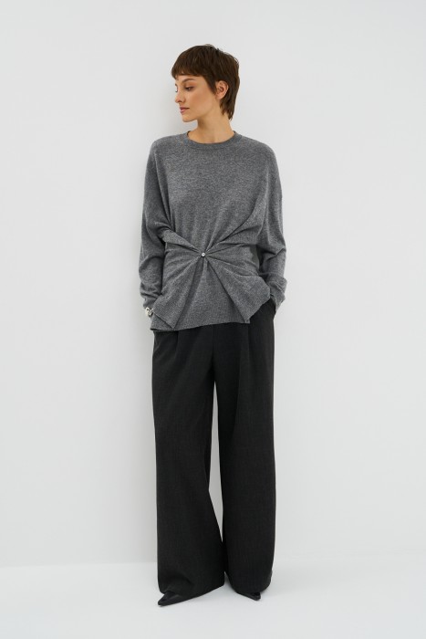 трикотажный джемпер 786409003 фотография