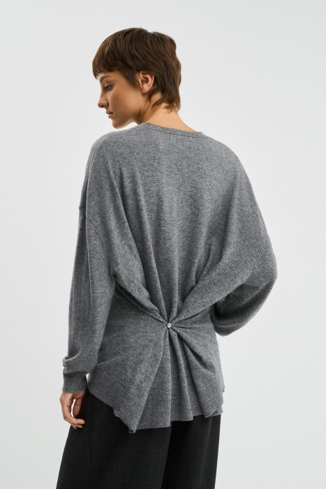 трикотажный джемпер из россии вид сбоку