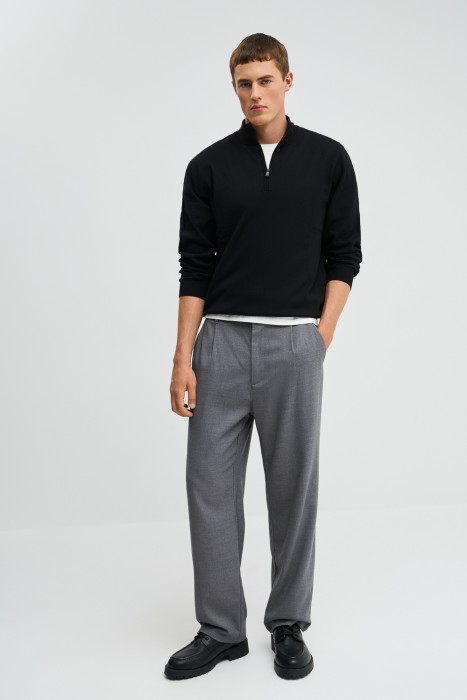 трикотажный джемпер от бренда снежная королева вид слева