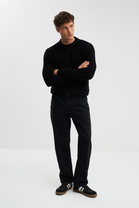 трикотажный джемпер от бренда снежная королева вид слева