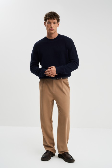 трикотажный джемпер от бренда снежная королева вид слева