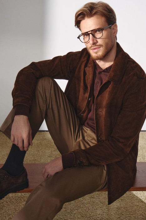 трикотажный джемпер от бренда снежная королева вид слева