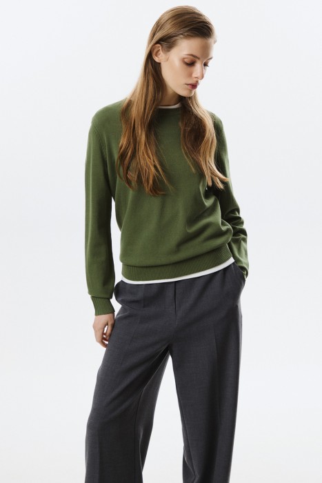 трикотажный джемпер 803464003 фотография