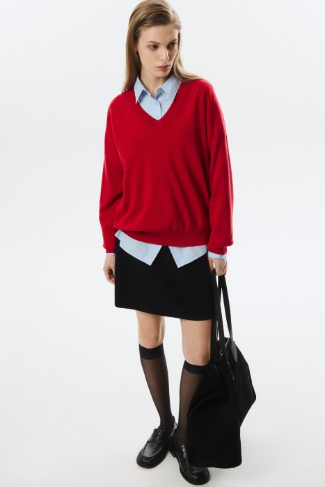 трикотажный джемпер 803426003 фотография