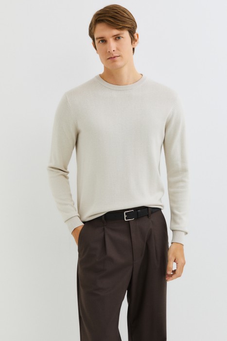 трикотажный джемпер из россии вид сбоку