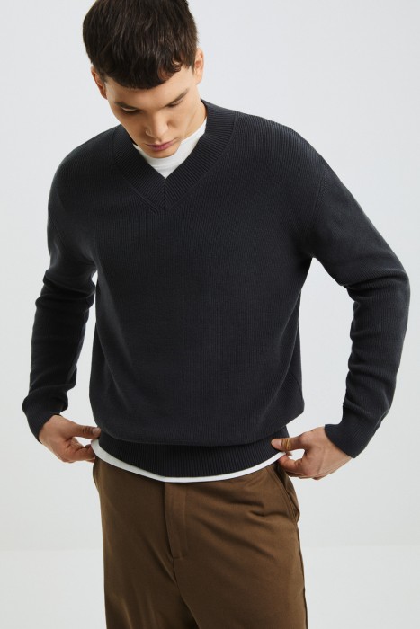 трикотажный джемпер 798480003 фотография