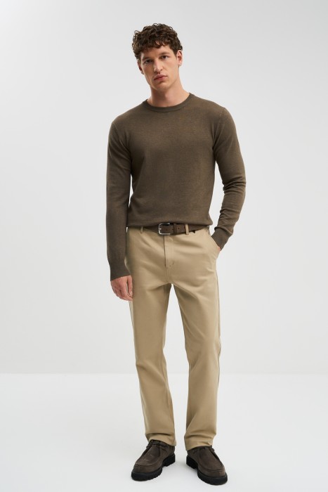 трикотажный джемпер от бренда снежная королева вид слева