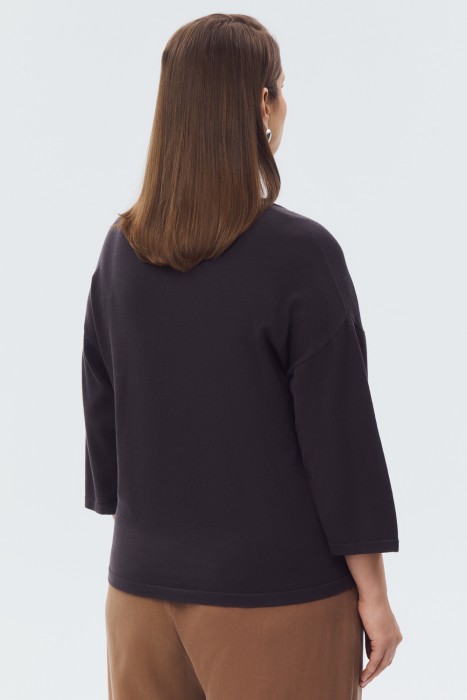 трикотажный джемпер по цене 2200 руб вид справа