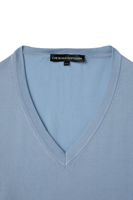 трикотажный джемпер от бренда снежная королева вид слева