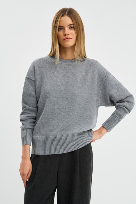 трикотажный джемпер 784494003 фотография