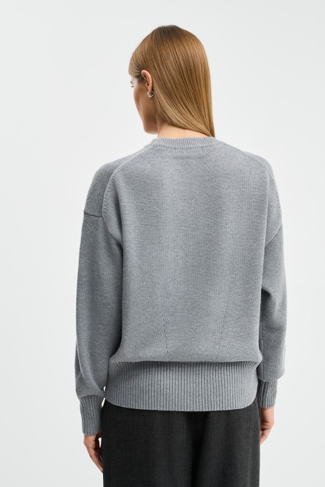 трикотажный джемпер по цене 1480 руб вид справа