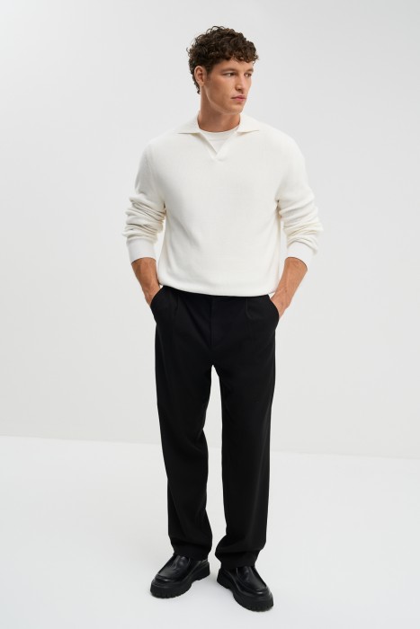 трикотажный джемпер от бренда снежная королева вид слева