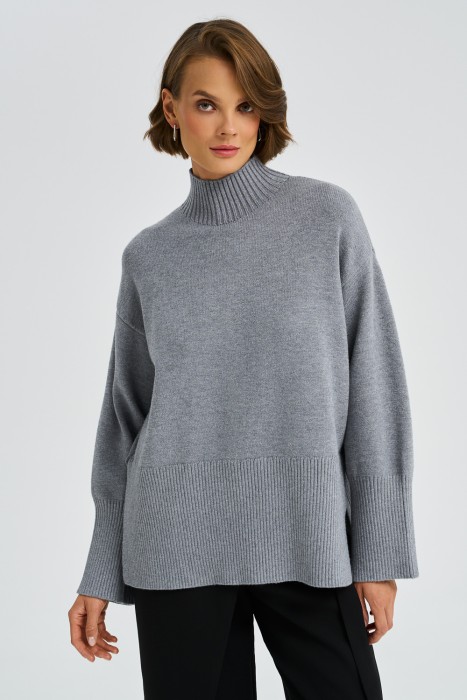 трикотажный джемпер 786427003 фотография