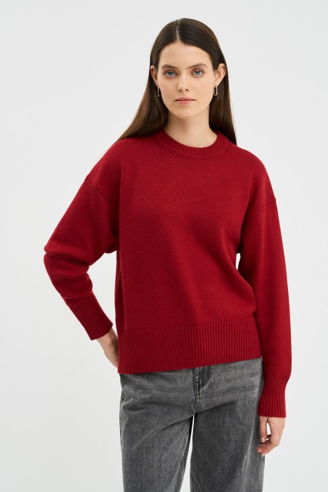 трикотажный джемпер 784532003 фотография