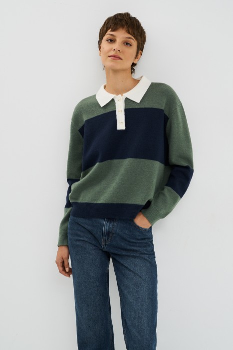 трикотажный джемпер 784533003 фотография