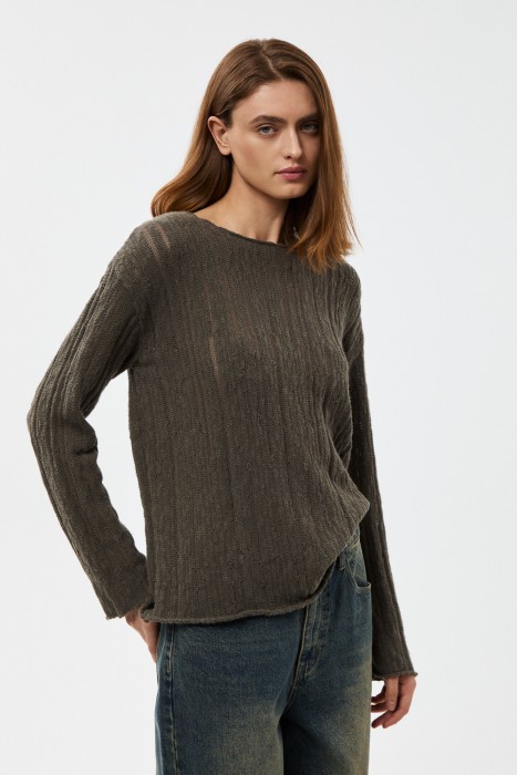 трикотажный джемпер 826575003 фотография