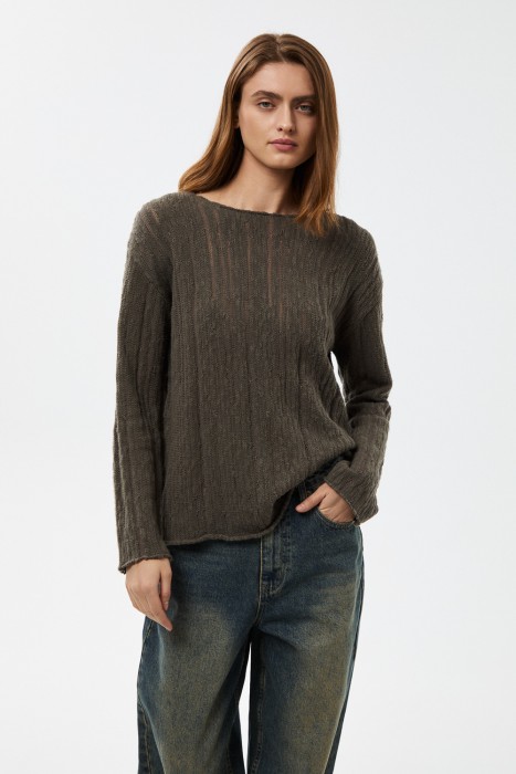 трикотажный джемпер от бренда снежная королева вид слева