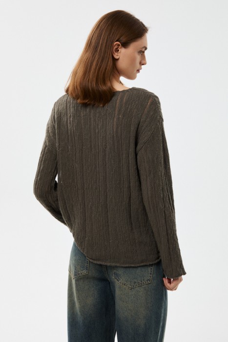 трикотажный джемпер по цене 3010 руб вид справа