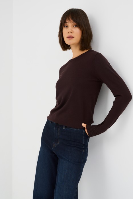 трикотажный джемпер 769309003 фотография