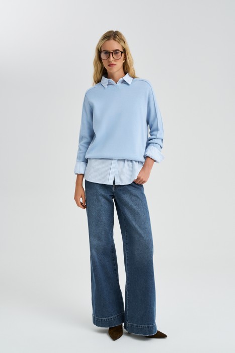 трикотажный джемпер 784508003 фотография