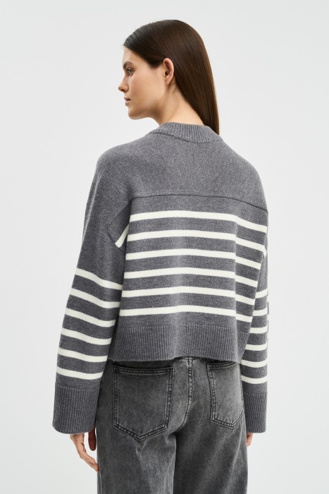 трикотажный кардиган по цене 2190 руб вид справа