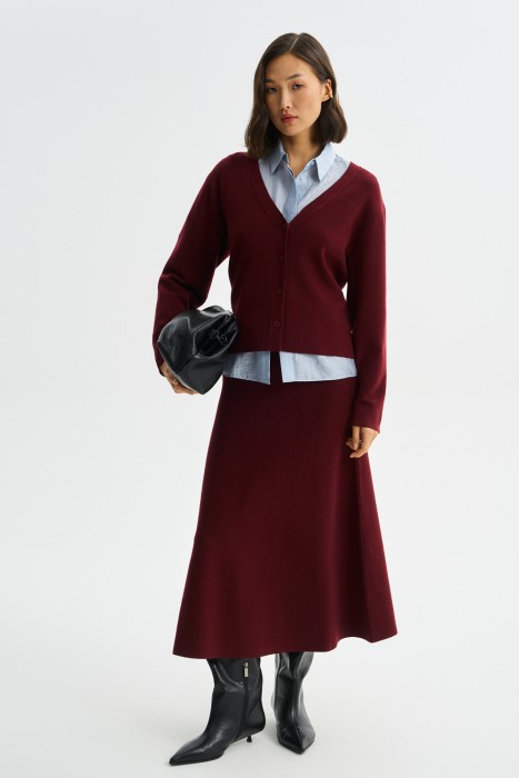 трикотажный кардиган 786386003 фотография