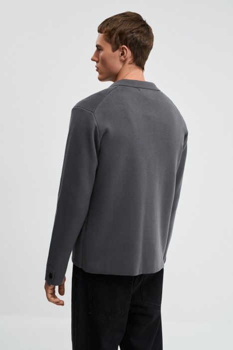 трикотажный кардиган по цене 1600 руб вид справа