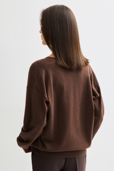 трикотажный кардиган по цене 1860 руб вид справа