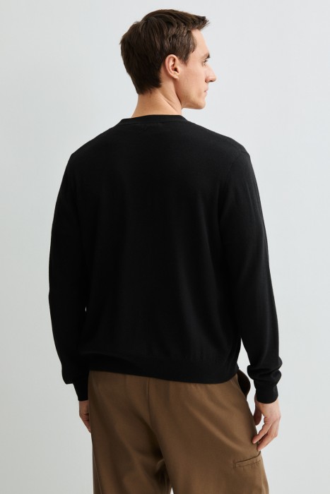 трикотажный кардиган из россии вид сбоку