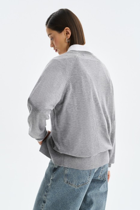 трикотажный кардиган по цене 1620 руб вид справа