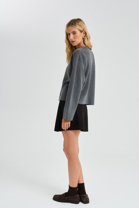 трикотажный кардиган по цене 2440 руб вид справа