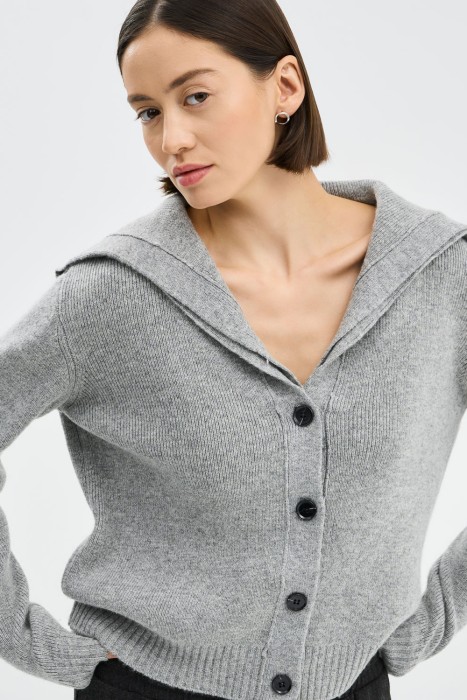 трикотажный кардиган 792713003 фотография