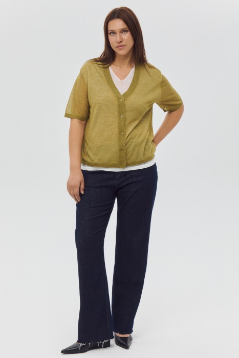 трикотажный кардиган 821150003 фотография