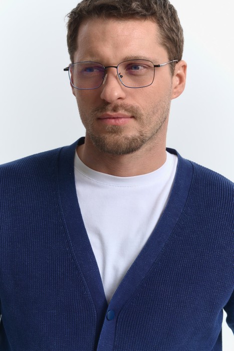 трикотажный кардиган из россии вид сбоку